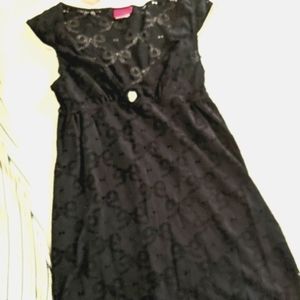 Betsey Johnson swim coverup with bow detail